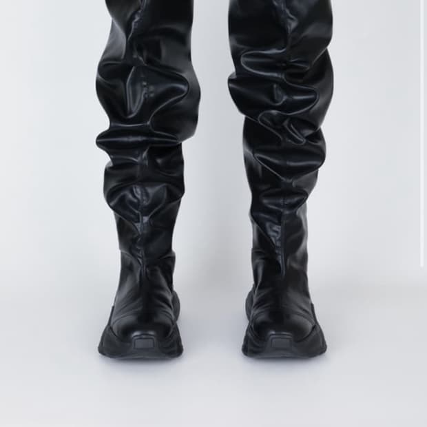 leey yeel 플랫폼 하이부츠 롱부츠 250