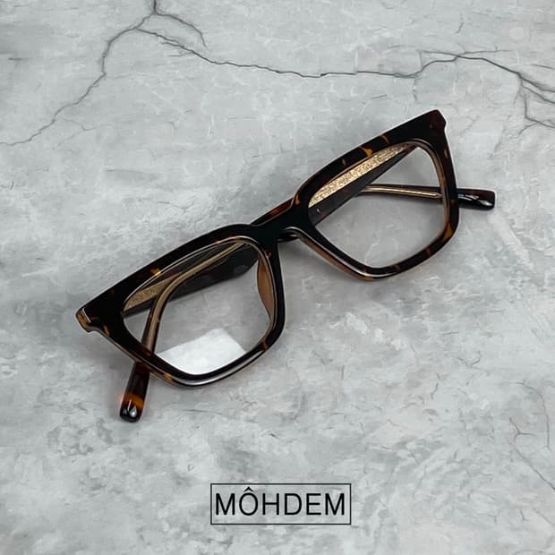 [Unsex] UV400 호피 뿔테 안경 아이웨어