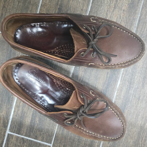 파라부트 가죽 단화