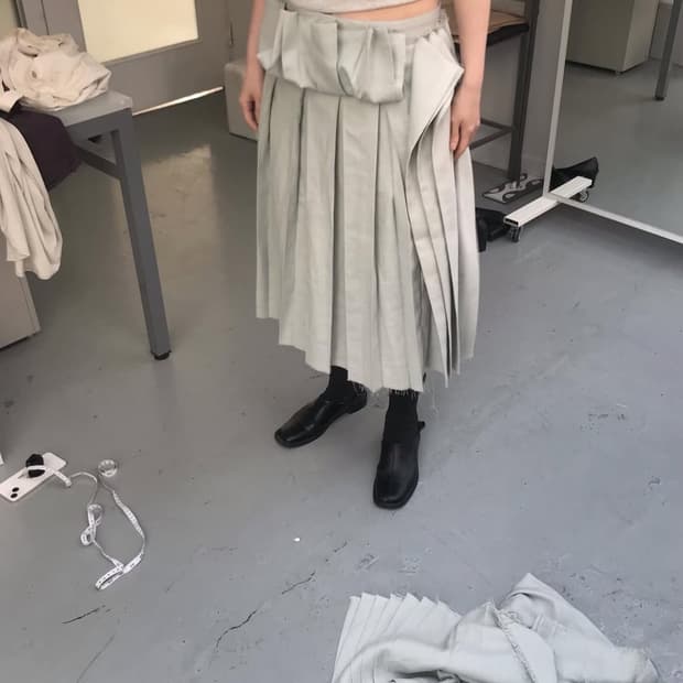 Eont’s 에옹쓰 2025 offbeats skirt (mint)