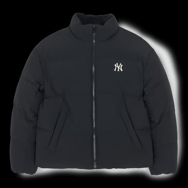 [새상품] mlb 베이직 커브 패딩