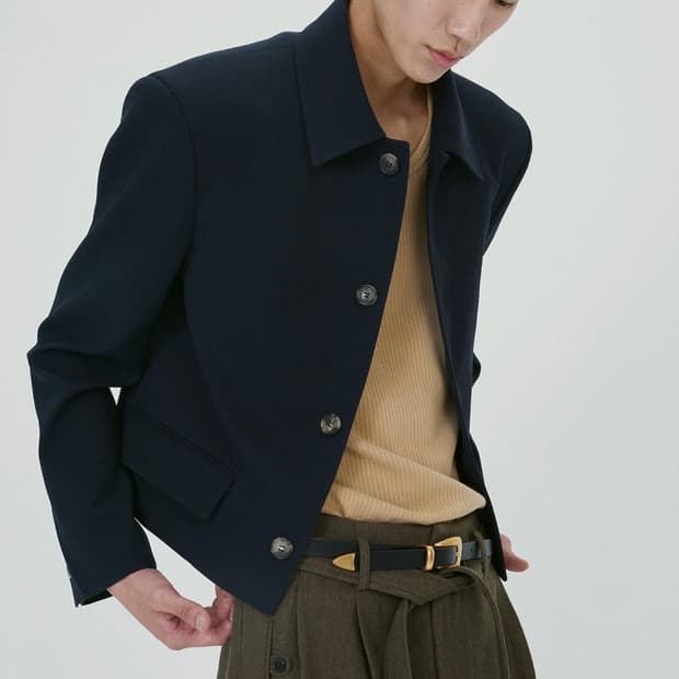 (M) 렉토 24fw 크롭 울자켓