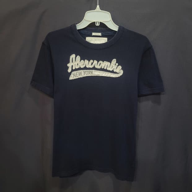 Abercrombie 아베크롬비 Y2K 빈티지 페이디드 빅로고 셔츠