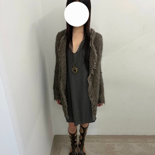 IRO 이로 모헤어 자켓 트위드 부클 가디건