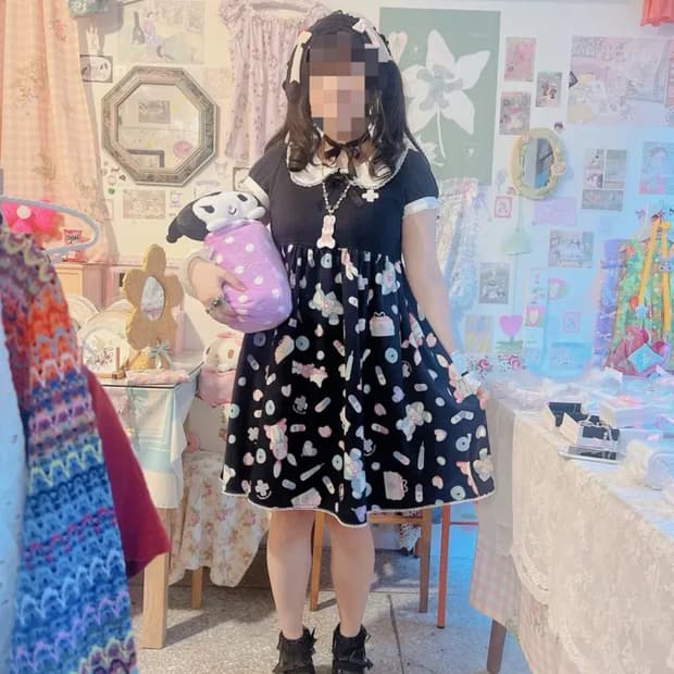 엔젤릭프리티 팬시호스피탈 컷소어 블랙