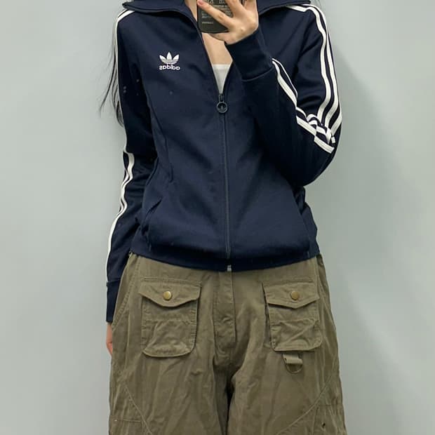 아디다스 유로파 사이드라인 네이비 트랙탑 져지