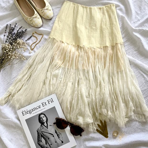 타임 쉬폰 여신 스커트 64