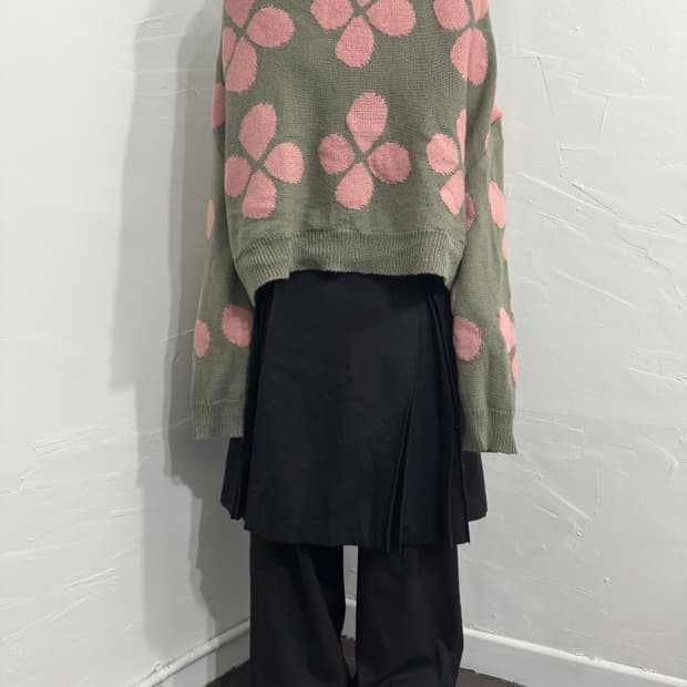 comme des carsons knit top