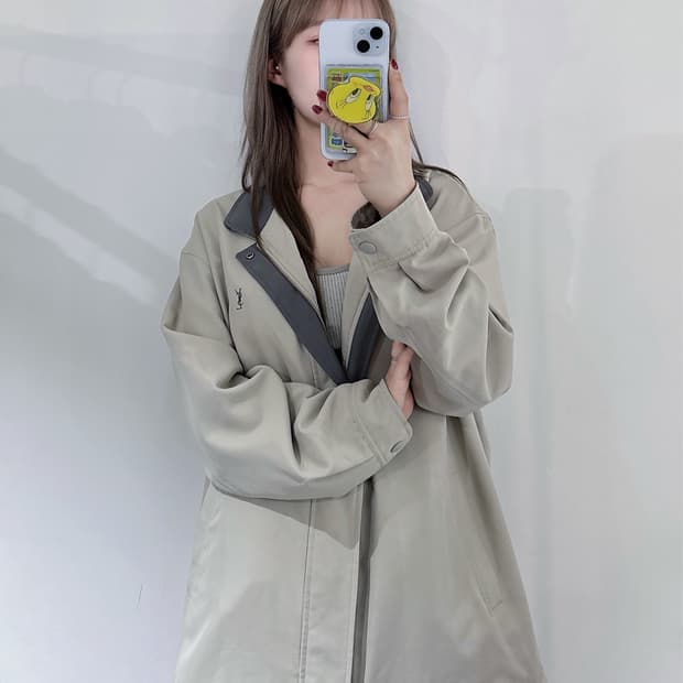 YSL 90’s 블루종 자켓