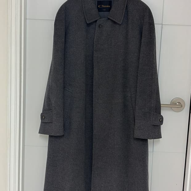 차콜 캐시미어100코트 100-105사이즈 