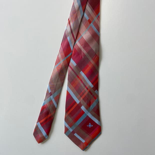 비비안웨스트우드 정품 명품 영문로고넥타이(Vivienne)