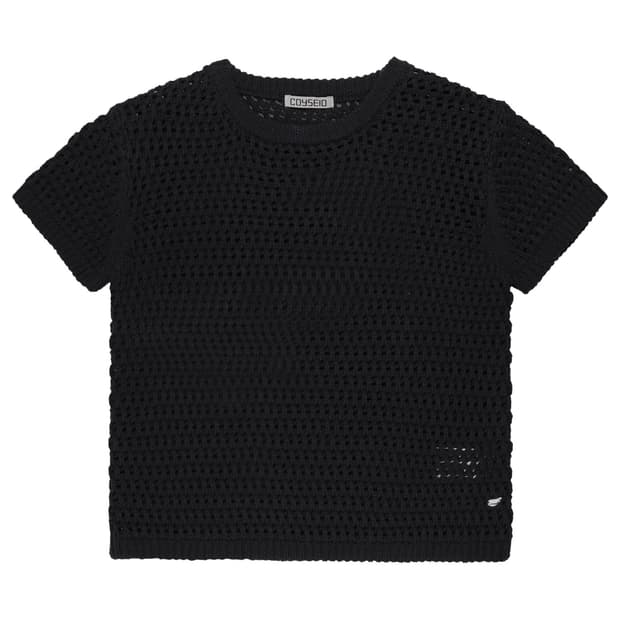 구해요 )) 코이세이오 POING HALF KNIT CHARCOAL