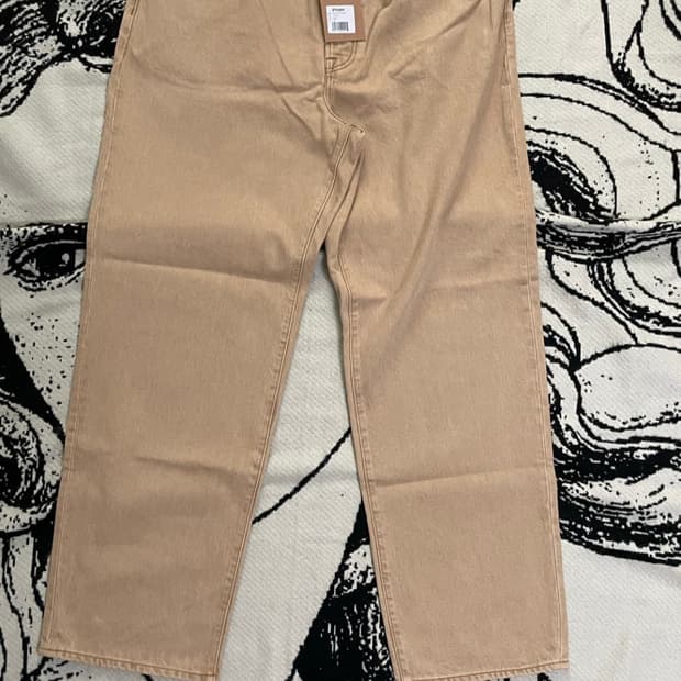 구매글) 스투시 빅올진 워시드 샌드 34