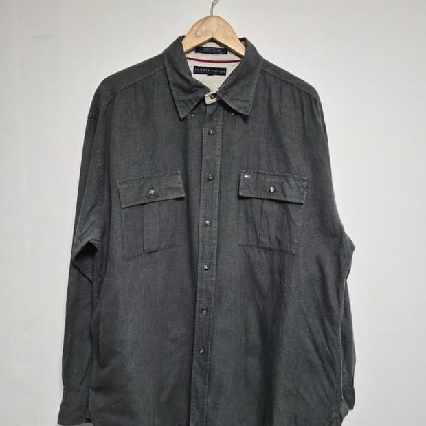 타미힐피거Tommy 투포켓 셔츠 XL사이즈 - S313