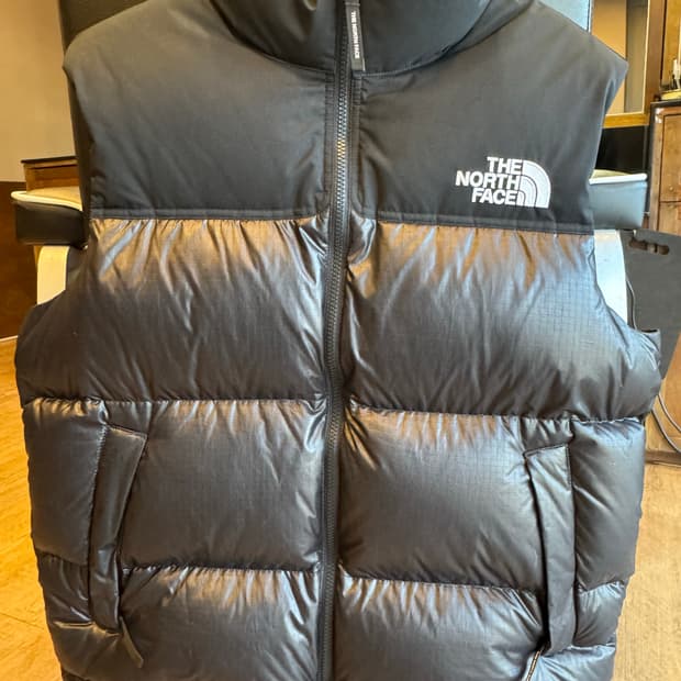 노스페이스 눕시 다운 패딩조끼 