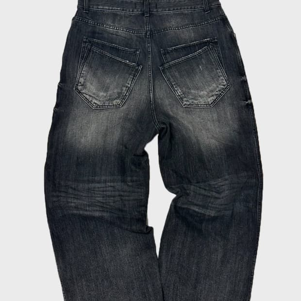 논노드 Japanese denim - Washed black 2사이즈