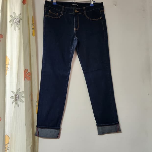 INVISIBLE 데님 롤업 청바지 30