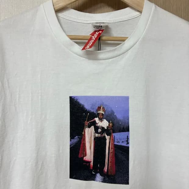 [L]슈프림x마틴로즈 티셔츠 화이트