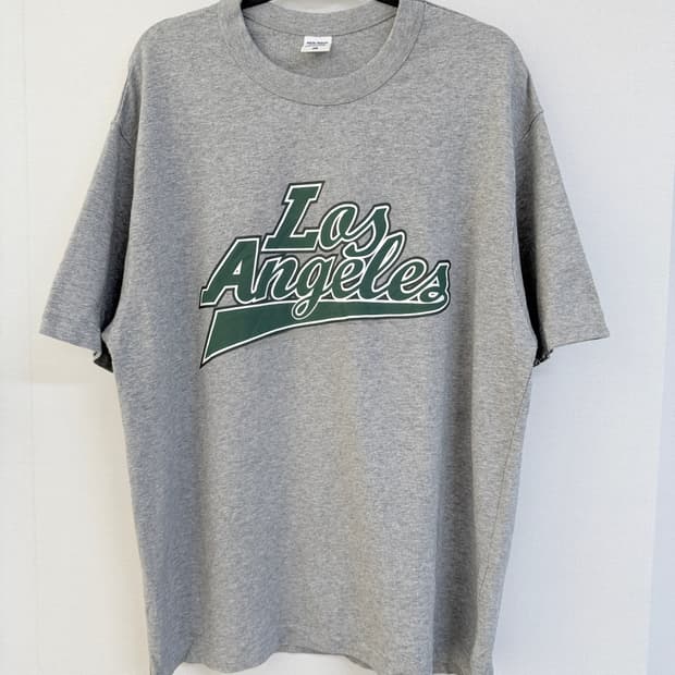 Los Angeles 회색 오버핏 티셔츠