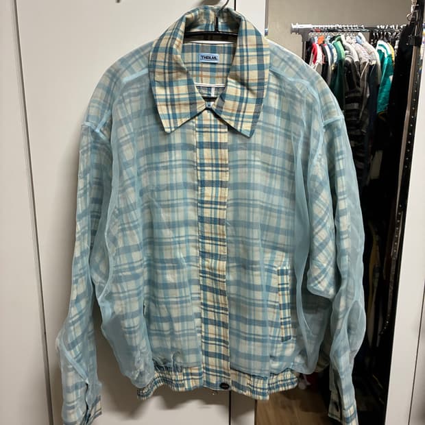 👕 THEILMA 더일마 체크 자켓 L/100