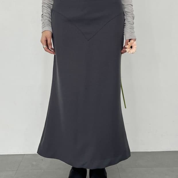 머메이드 핏 슬림 스커트