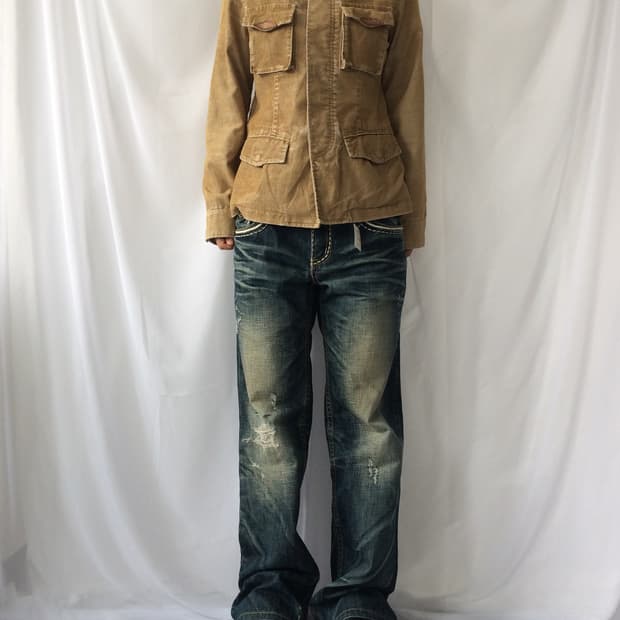 Washing multi pocket jacket