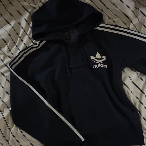 아디다스 후드 져지 (네이비)