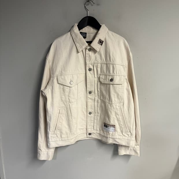 MIHARA YASUHIRO x GU trucker jacket ivor