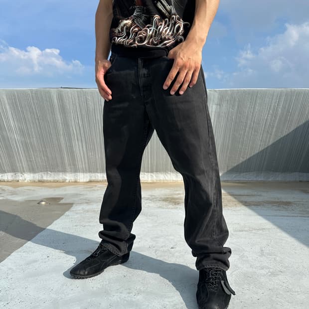 Levi’s 90’s 리바이스 618 블랙 데님팬츠(W32 L30)