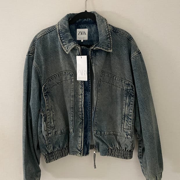 자라 포켓 데님 점퍼