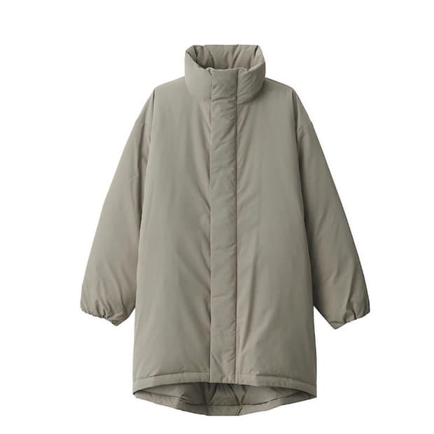 muji 무인양품 발수 스탠드칼라 다운코트