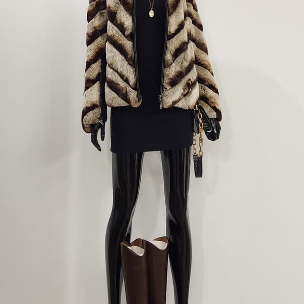 스트라이프 밍크 