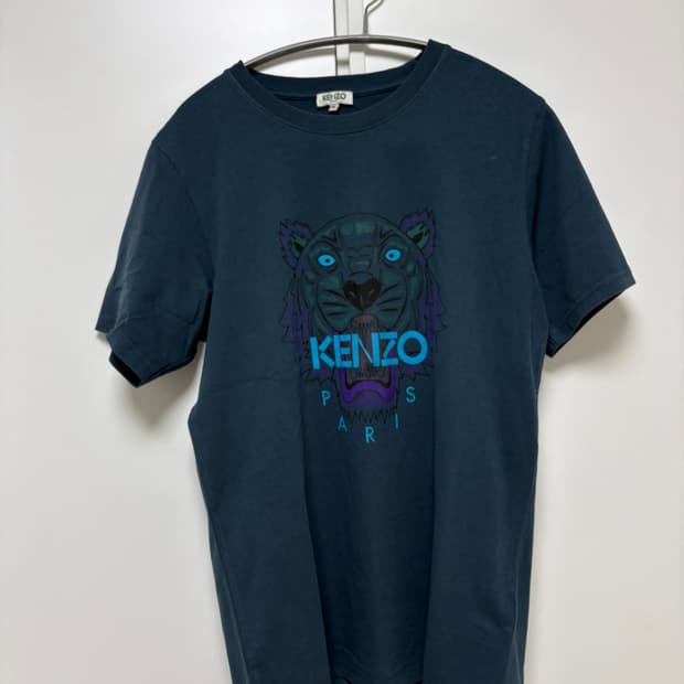 겐조 타이거 반팔 티셔츠 네이비