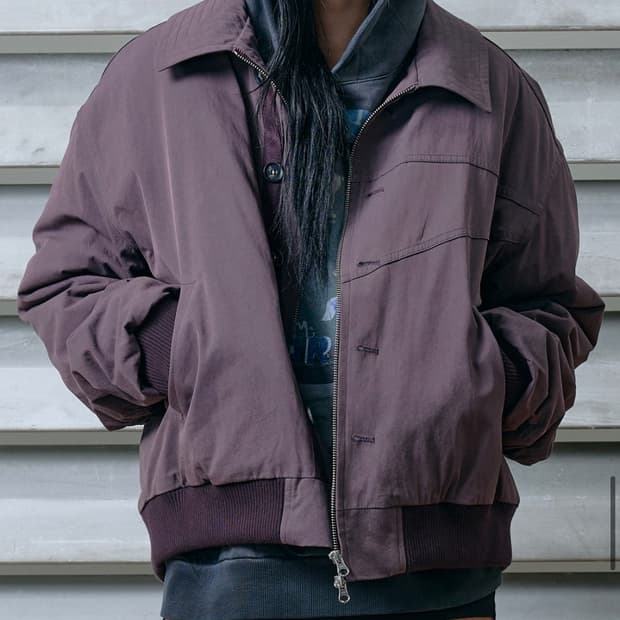 WESKEN 워시드 코튼 자켓