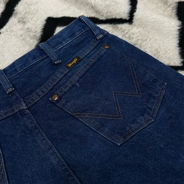 [33]랭글러 13mwz 스트레이트핏 데님팬츠/진청
