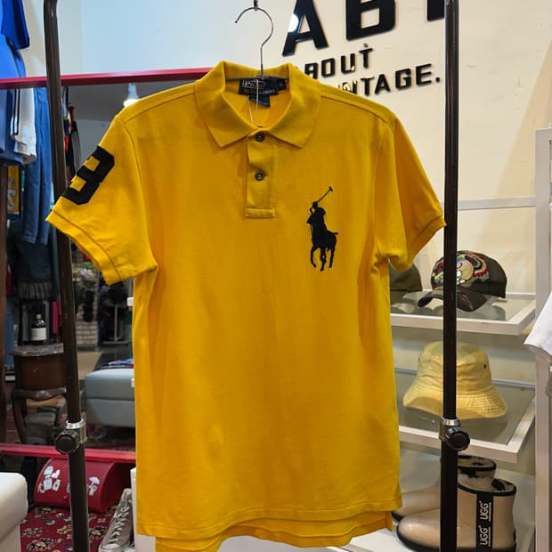 폴로 랄프로렌 빅포니 반팔 카라티 옐로우 S