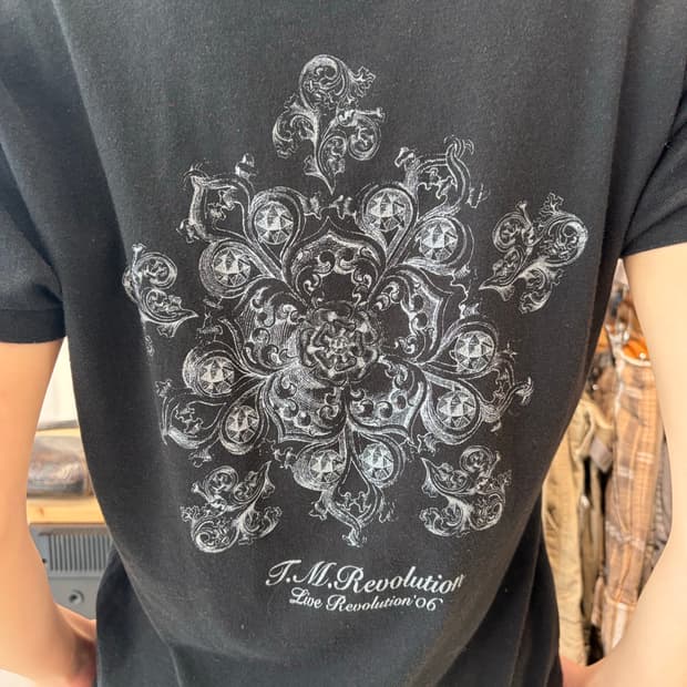 Diesel T.M.Revolution 라이브 투어 블랙 반팔 티셔츠 L