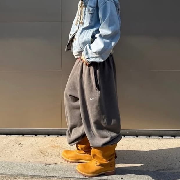 [XXL] 나이키X마틴로즈 플리스 팬츠 차콜헤더