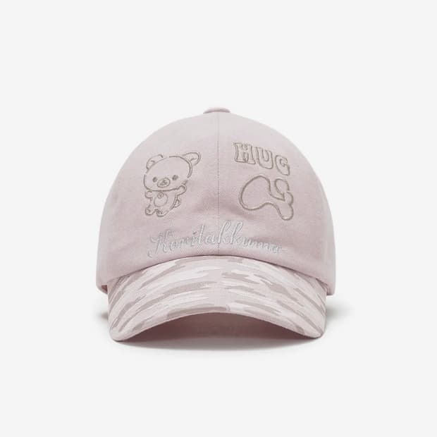 허그유어스킨 코리락쿠마 카모볼캡 픽크