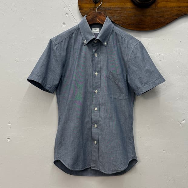 BEAMS HEART Short Sleeve Chambray Shirt