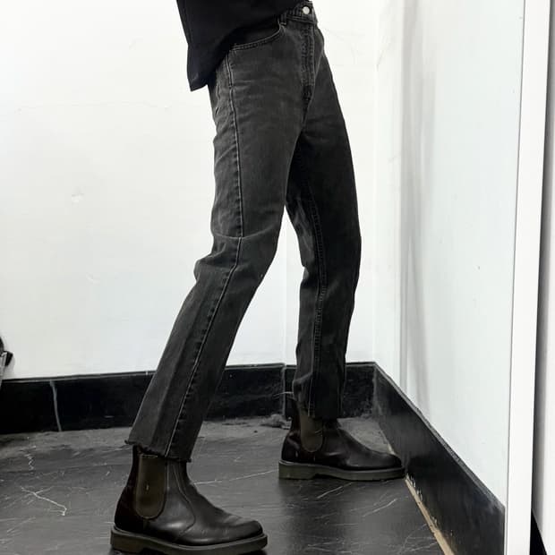 리바이스 나이트웍스 흑청 데님 팬츠