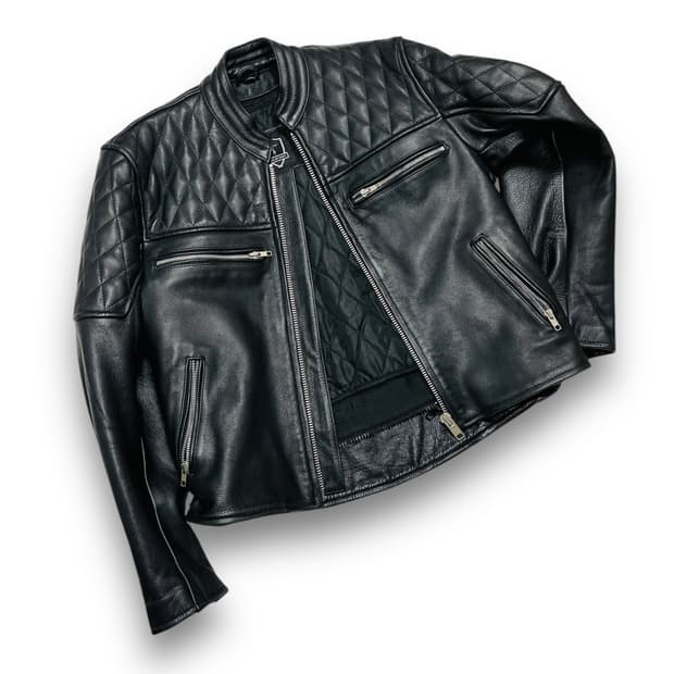 BUCKLER CRAFT Real Leath Biker Jacket