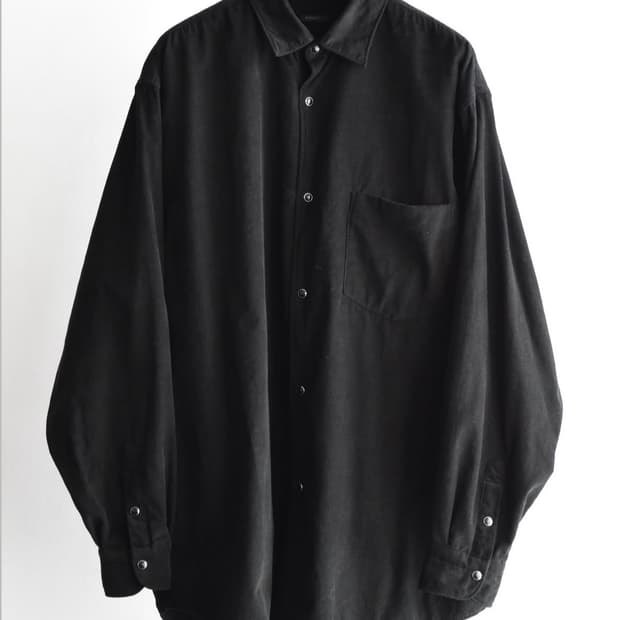 26AW comoli 블랙 코모리 셔츠