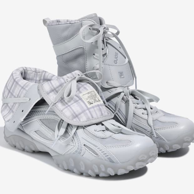 오호스X휠라 에샤페 미드 그레이 250