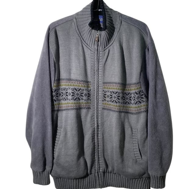 carbia 플리스 니트 집업