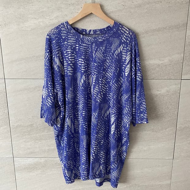 14ss MM6 메종 마틴 마르지엘라 프린트 티셔츠