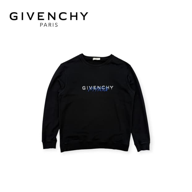 지방시 amore 로고  맨투맨