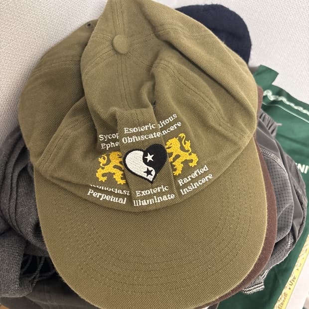 패슬 캠프캡 모자 브라운 카키 