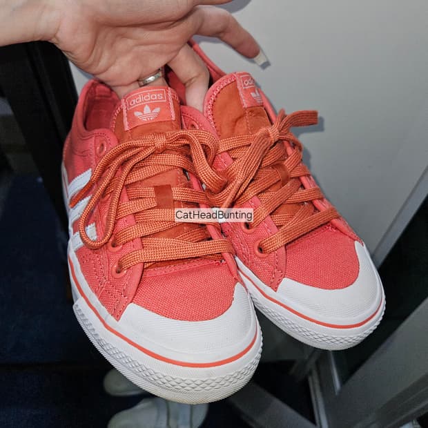 착샷O_아디다스 니짜 트레포일 로우 [세탁 완료]