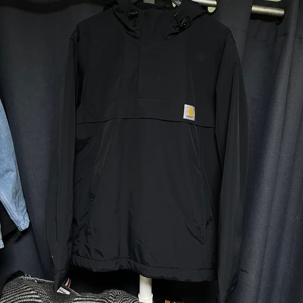 칼하트 님부스 풀오버 아노락 블랙 M